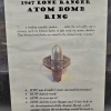 Lone Ranger Atomic Bomb Ring Kix 1947